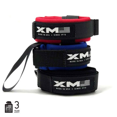XM SURF MORE Fin Tethers - Use with Swim Fins - Secure Your Fins While Swimming, Bodyboarding & Bodysurfing - Swimming Accessories with Ultra-Strong, Adjustable Strap for Support - USA Made