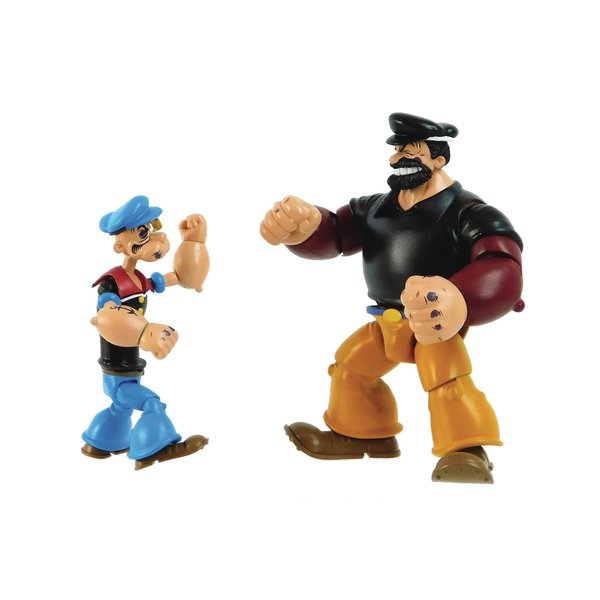 BOSS FIGHT STUDIO LLC Popeye Classics: Popeye vs Bluto PX 1:12 Scale Action Figure Two-Pack