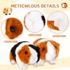 SENPOWER Realistic Guinea Pig Stuffed Animal, Cute Guinea Pig Plush for Kids, Small Stuffed Animals Toys for Boys Girls Children's Christmas Birthday Gifts (Yellow-Brown)