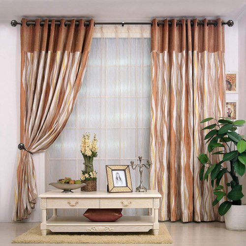 KAMANINA Decorative Curtain Drapery Holdbacks, Netted Texture Finials, Antique Bronze(1 Pair/2 Pack), Small