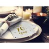 Cheers to 70 Years Cocktail Napkins | Happy 70th Birthday Decorations for Men and Women and Wedding Anniversary Party Decorations | 50-Pack 3-Ply Napkins | 5 x 5 inch folded (White)
