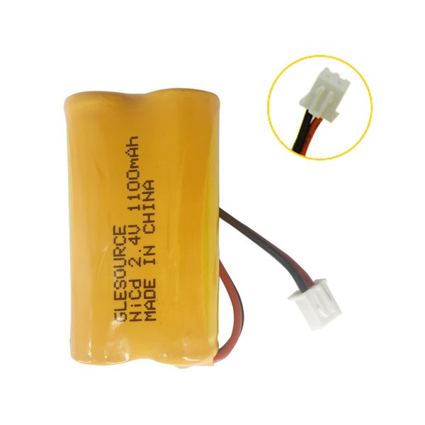 GLESOURCE (4 Pack 2.4V 1100mAh Battery Replacement for Exit Sign Emergency Light Exitronix 10010036 Lithonia 10010034 Interstate NIC1394 BEL-179
