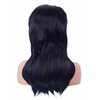 Gerulyss Retro Black Wig for 50S 60S 70S Beehive Long Wavy Wig for Women with Bangs Big Bouffant Costume Wig for Halloween,Party,Daily Use