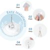 VIS'V Suction Cup Hooks, Upgraded Small Clear Suction Cups with Metal Hooks 1.77 Inches Removable Suction Cups for Window Glass Door Kitchen Bathroom Shower Wall - 12 Pcs