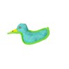 DURA FORCE - Durable Woven Fiber - Duck - Squeakers - Multiple Layers. Made Durable, Strong & Tough. Interactive Play Dog Toy (Tug, Toss & Fetch). Machine Washable & Floats (Duck 1(Blue) 2 Pack)