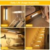 Trushome Under Cabinet Lights Motion Sensor, 40 LED Rechargeable Under Cabinet Lighting Wireless, 3 Color Temps & Brightness Dimmable Closet Lights, Magnetic Under Counter Lights for Kitchen, 2 Pack