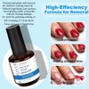 LOUINSTIC Gel Nail Polish Remover with Cuticle Oil for Nails, Gel Remover Quick Remove Gel Nail Polish within 3-5 mins, Nail Polish Gel Remover removedor de esmalte gel