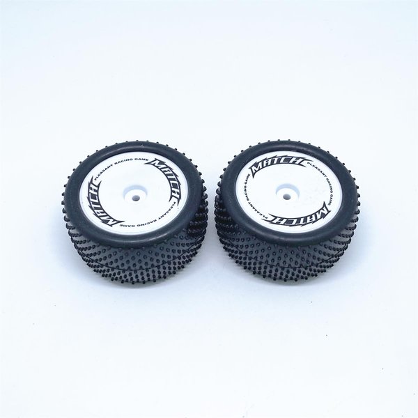 KingVal Replacement 2PCS Rear Wheel Tyres Tyre RC Parts Compatible with WLtoys 104001 RC Car