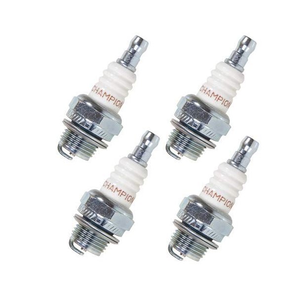 Champion DJ8J Pack of 4 Copper Plus Small Engine Spark Plug Stock #847