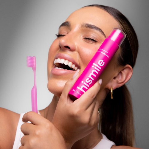 Hismile Pap+ Teeth Whitening Toothpaste, Whitening Toothpaste, Peroxide Free Teeth Whitening, Sensitivity Free Tooth Whitening Toothpaste