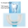 claiol 2 PCS U-Shaped Kids Toothbrush, Soft Manual Training Toothbrush for Kids 6-12 Years (Pink +Blue)