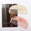 Hair Comb Wide Tooth Acetate Comb, Pocket Size Comb for Thick Curly Wavy Straight Hair, Hair Care, Detangling Comb, for Wet and Dry
