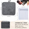 SINLAND Microfiber Facial Cloths Fast Drying Washcloth 8inch x 8inch Absorbent Face Wash Cloth Soft Makeup Remover Cloths