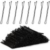 Tbestmax 800 Pcs Hair Bobby Pins, 2 Inch Black Hairpins with Box for Women Lady Girls Kids, Invisible Wave Hairgrip Barrette Hair Clip Bulk Hair Accessories