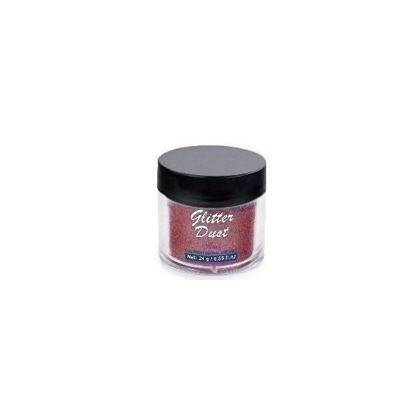 Red 0.015 Hex Fine Glitter Jars