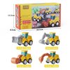 CARLORBO Toy Cars for Toddlers 1-3 - Pull Back Cars Toys, Press and Go Truck Toys for 18 Months to 2 3 4 5 Years, Figure Cars Play Construction Vehicles for Boys Girls Gift 4 PCS