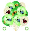 45 Pieces Spring Summer Bug Birthday Party Decorations, 12 Inch Insects Latex Balloons, Butterfly Beetles Balloons for Baby Shower Boys Girls Insect Theme Party Supplies