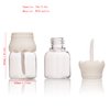 COSIDEA 10PCS Empty 15ml baby bottle lip gloss tubes White Cute Lipgloss Container Tube Packing castor oil container