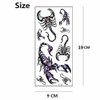 Scorpion 3D Scorpion Temporary Tattoos Fashionable Fake Tattoos Removable Waterproof Body Art Tattoo Stickers for Men Women Teens Temporary Tattoos