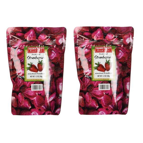 Trader Joe's Freeze Dried Strawberries (2 Pack)
