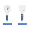 Lurrose Hair Cutter Comb Hair Shaper Razor Comb Double Edge Razor Hair Thinning Razor Comb for Home Salon Hair Cutting Styling Tools (White and Blue)