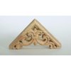 Real triangle wood and metal hair claw clip for fine thin hair (Primary color: Light wood)