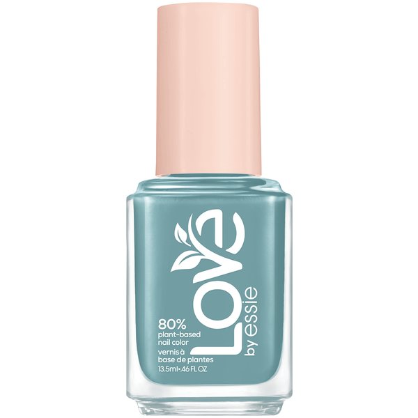 LOVE by essie Nail Polish, 80% Plant-based, Salon-Quality, Vegan, Green, Good Impressions, 0.46 Fl Oz