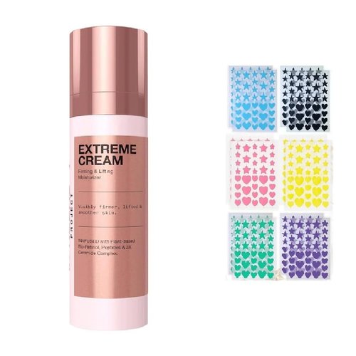 NAPH iNNBEAUTY PROJECT Extreme Cream Anti-Aging, Firming, & Lifting Refillable Moisturizer (1.7 oz / 50 mL) + Bonus Acne Patch (36 Pieces)