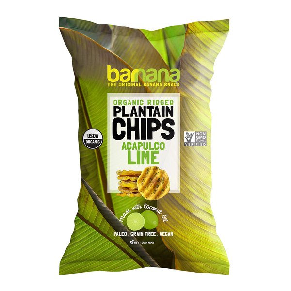 Barnana, Plantain Chips, Organic, Acapulco Lime, 5 Oz, 1 Count