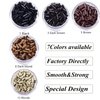 Flare Copper Tubes 3.0mm Micro Rings Links Beads Non-Silicone Flared Euro Locks Hair Staples Tools for I-tip Hair Extensions (500Pcs, Dark Brown)