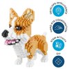 1380 Pieces Mini Building Blocks Animal Dog Husky Building Set - Mini Pets Companion 3D Puzzle Kit Toy Bricks Dog for Kids14 Years Old and Up (Crogi)