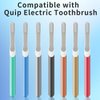 YMPBO Toothbrush Replacement Heads for Quip Electric Toothbrush Adult, 6 Pack Replacement Heads, Soft Bristles, White