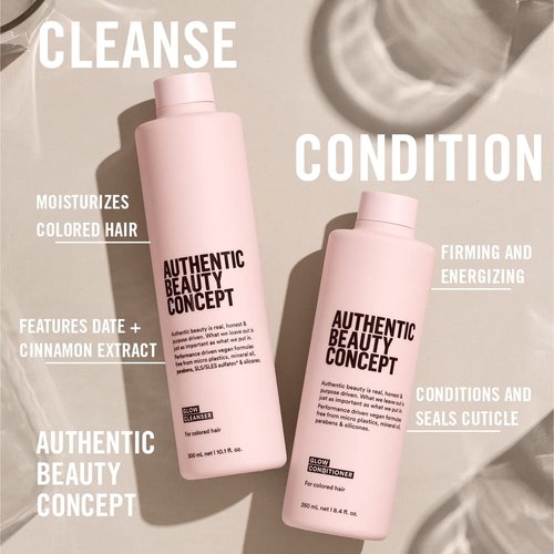 Authentic Beauty Concept Glow Conditioner | Hydrating Conditioner for Color Treated Hair | Color-Preserving | Moisturizes Colored Hair | Vegan & Cruelty-free | Sulfate-free | 8.4 fl. oz.