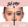 Skone Cosmetics Blending Eye Brush - Luxe Premium Rose Gold and Synthetic Eye Blending Brush - Professional Grade Nylon Blending Brush Used To Blend Eye Shadow Edges and Fine Lines - Blending Brush For Makeup Eyeshadow - Cruelty Free Makeup Brushes