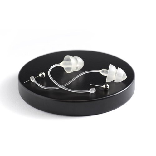 EarAngels - High Fidelity Ear Plugs for Women (1 Pair) Clear
