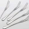 WARMBUY Small Stainless Steel Forks for Cocktail Appetizer Dessert Party, Set of 12
