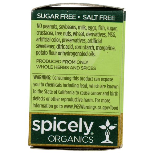 Spicely Organic Fennel Seeds 0.3 Oz Certified Gluten Free