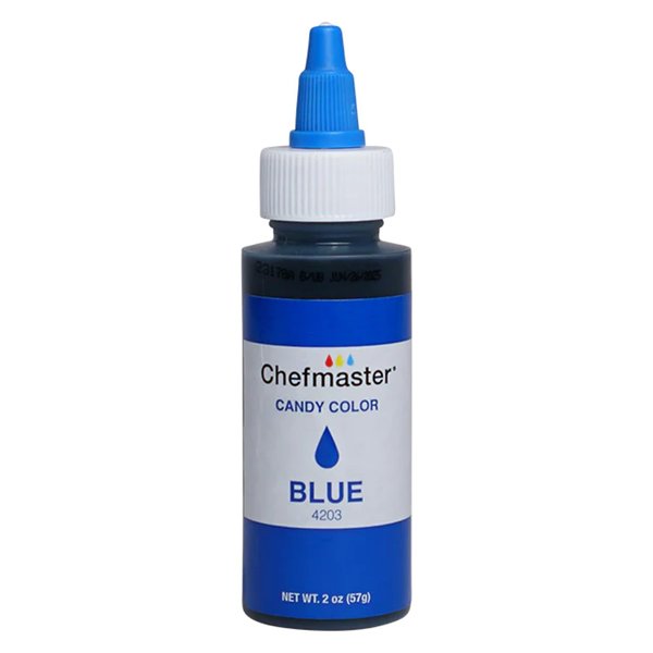 Chefmaster Liquid Candy Color, 2-Ounce, Blue