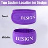 TopTie 2PCS Custom Spa Facial Headband Terry Cloth Skincare Head Wrap, Embroidery & Heat Transfer for White Headband
