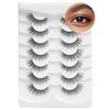 Lash natural wispy eyelashes, Frihappy false eyelashes, Wispy Strips, Faux Mink Lashes, black band lashes, 7 pairs, Frihappy 2024 lashes #Arcturus