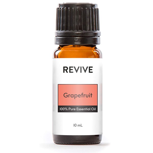 Grapefruit Essential Oil by REVIVEEO - 100% Pure Therapeutic Grade, for Diffuser, Humidifier, Massage, Aromatherapy, Skin & Hair Care