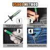 Car Tire Tread Depth Gauge, Tire Tread Gauge Color Coded, Professional Tire Thread Depth Meter Tool in 32nds, Suitable for Most Car Models (1 PCS)