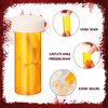 Uiifan 120 Pcs Halloween Party Supplies Blood Bags for Drinks Jelly Syringes 2 Oz Jell Shot Cups with Lids Pill Candy Bottles Vampire Drink Pouches Containers for Zombie Props Nurse Party Decorations