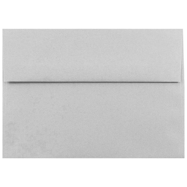 Gray Pastel 50 Boxed A2 (4-3/8 x 5-3/4) Envelopes for 4-1/8 X 5-1/2 Response Enclosure Invitations from The Envelope Gallery