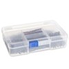Okuna Outpost 360 Pack 2 Inch Hair Pins with Clear Holder, Bulk Set of Bobby Pins in 2 Styles and 4 Colors