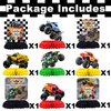 Monster Truck Party Decorations - Honeycomb Centerpieces for Kids' Monster Truck Birthday and Baby Shower Table Decor