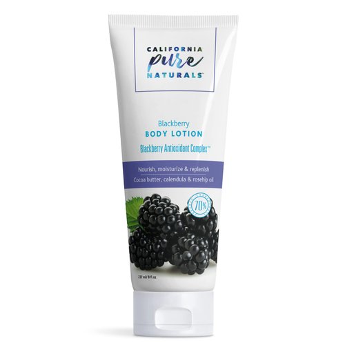 California Pure Naturals Body Lotion. Protect and Moisturize Daily with Shea Cocoa Butters and Borage Oil. Vegan. Free of Gluten, Phthalates, Parabens, Silicones and Artificial Fragrances (8 ounce)