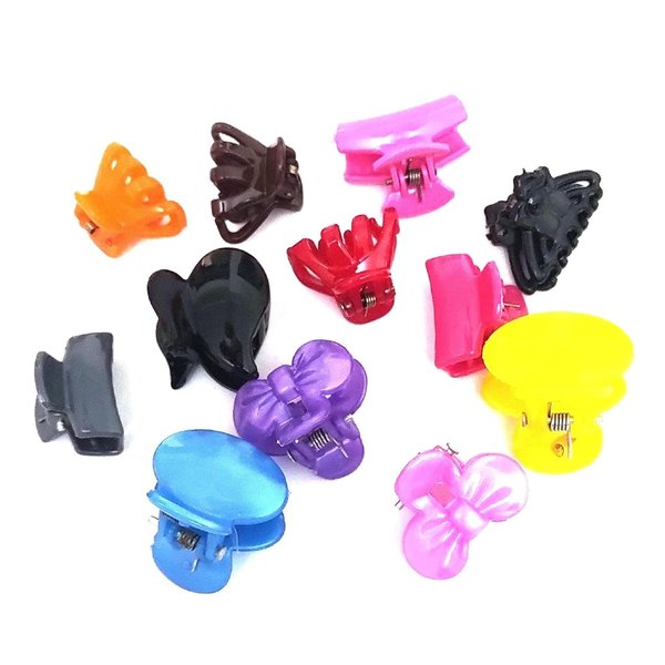Small Hair Clip Clutches Claw Hair Accessories Clutches for Girls Kid