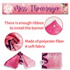 MEFENG Pink Little Miss Threenager Banner - Three Years Old Birthday Party Decor - 3rd Birthday Backdrop for Girl - Yard Sign Baby Shower Party Supplies - Lager Third Birthday Decorations -9.8x1.6 ft.