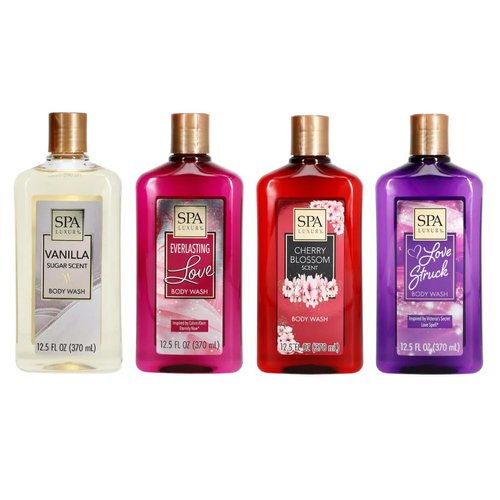 SPA LUXURY Cherry Blossom Scent Body Wash 12.5 oz